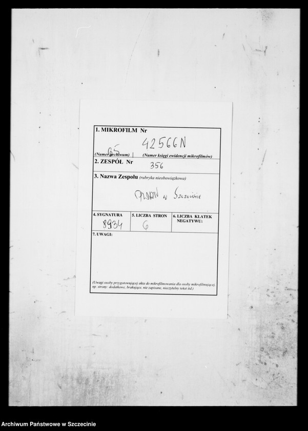 Obraz 2 z jednostki "Informacja dotycząca umocnienia rolniczych spółdzielni produkcyjnych w województwie szczecińskim"