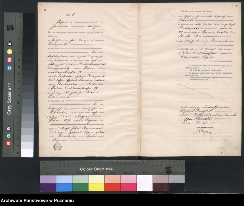 Obraz 3 z jednostki "[Księga małżeństw]"