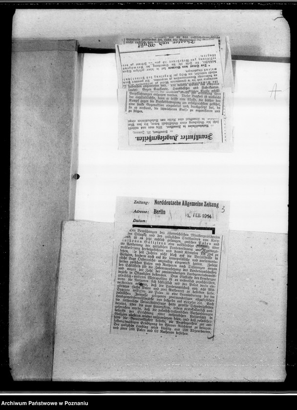 Obraz 7 z jednostki "Sprawy Polskie w zaborach: austriackim i rosyjskim [wycinki z prasy niemieckiej]"