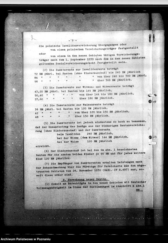 Obraz 6 z jednostki "Erfassung der deutschen Sozialrenten - Sozialversicherung"