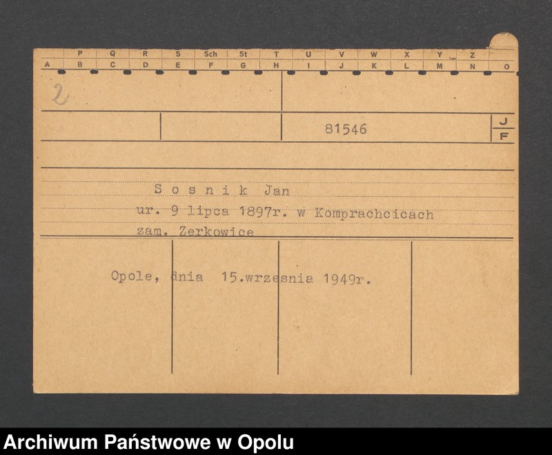 Obraz 4 z jednostki "[Brzakala Anna, ur.13.7.1923, zam. Schwente]"