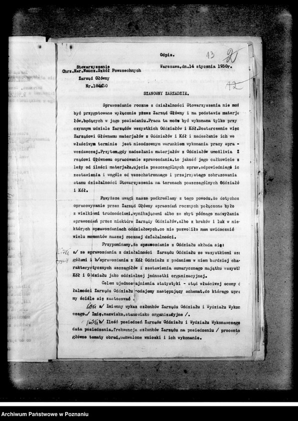 Obraz 17 z jednostki "Korespondencja, okólniki"