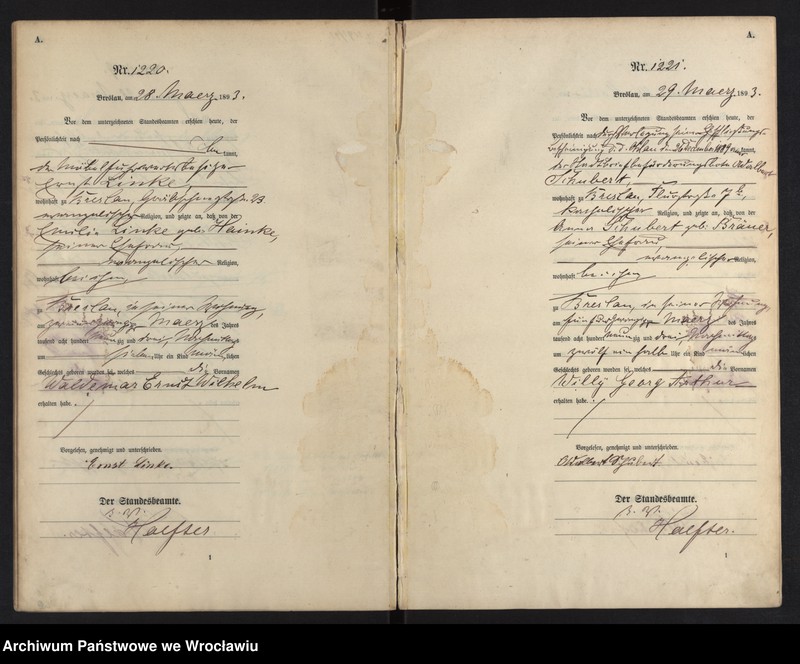 image.from.unit.number "Geburts-Haupt-Register Breslau II 1893 Band 4"