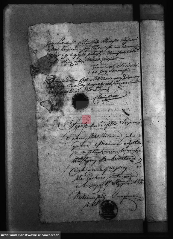 image.from.unit.number "Metryki czyli Wypisy służące do Akt Ślubnych Gminy Berzniki na Rok 1823"