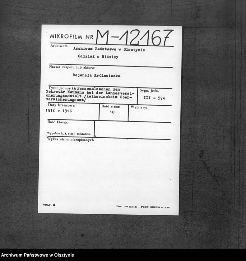 image.from.unit.number "Sekretär Neumann [Otto] bei der Landesversicherungsanstalt"