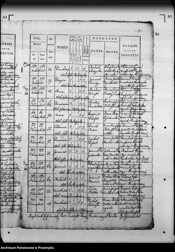 Obraz 13 z jednostki "[Kopie ksiąg metrykalnych parafii Pakość z filiami Buchowice, Czyszki (dekanat Mościska)]"