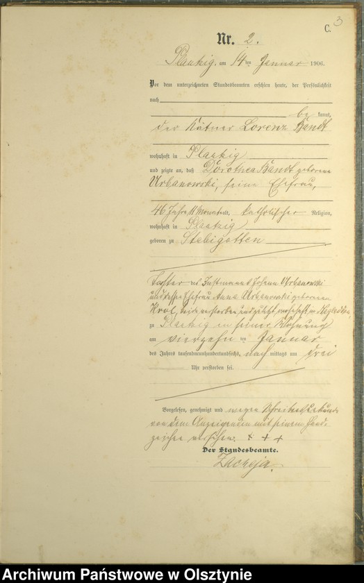 image.from.unit.number "Sterbe-Haupt-Register Nr 1 - 22"