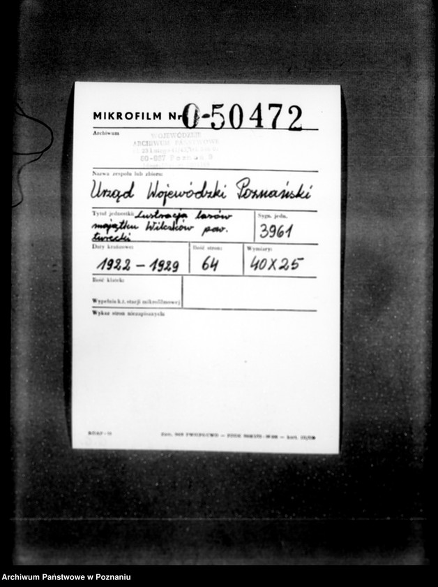 Obraz 2 z jednostki "Lustracja lasów majątku Wilczków powiat turecki"