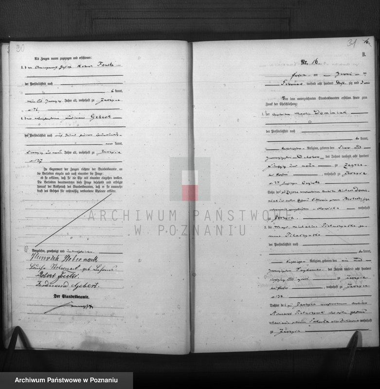 Obraz 17 z jednostki "Księga małżeństw"