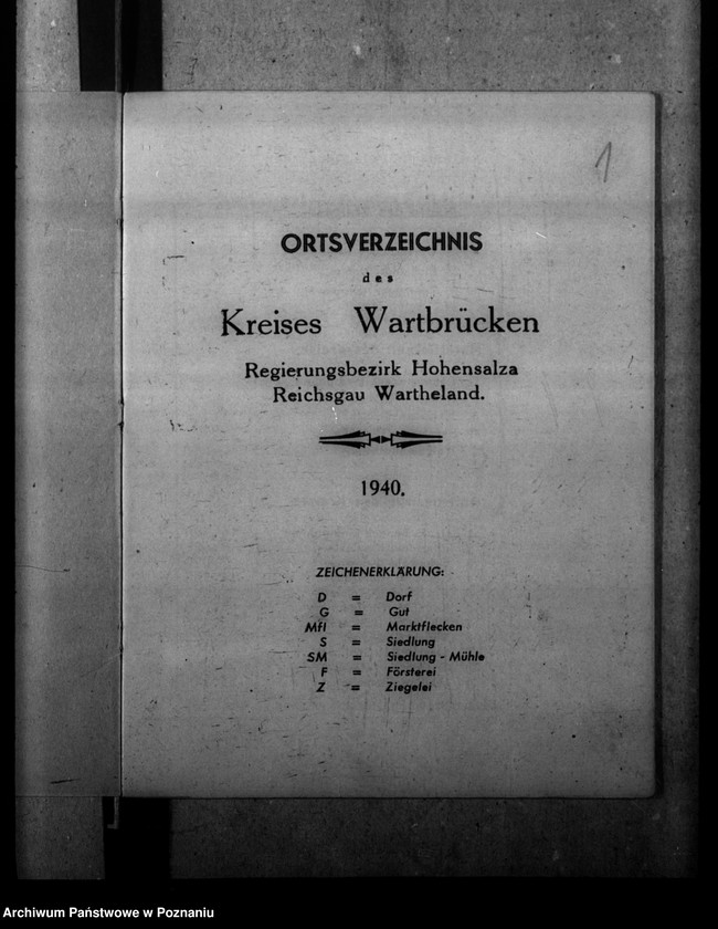 Obraz 6 z jednostki "Ortsverzeichnis des Kreises Warthbrücken"
