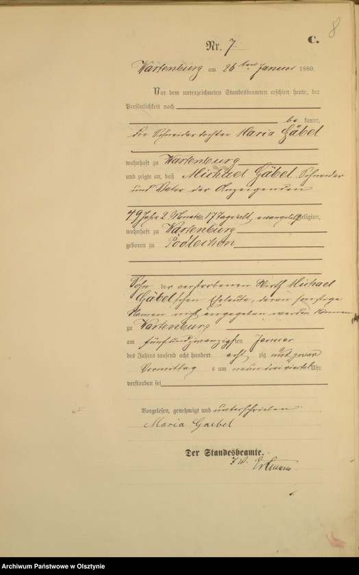 image.from.unit.number "Sterbe-Haupt-Register Nr 1 - 190"