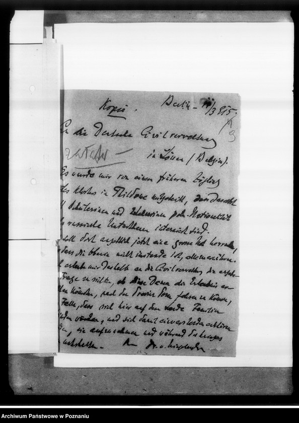 Obraz 13 z jednostki "Belgia - Komitet Pomocy Polakom w Belgii - sprawozdania i korespondencja."