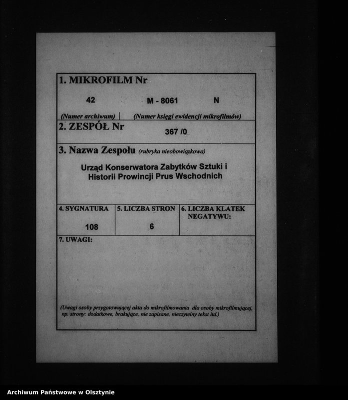 image.from.unit.number "Ortelsburg, Gruftkapelle der Familie Klein"