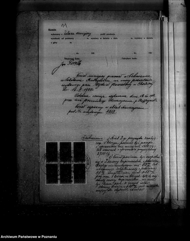 image.from.unit.number "Fabryka Tabaki J. Parałły w Rawiczu nr woj. kotła 169"