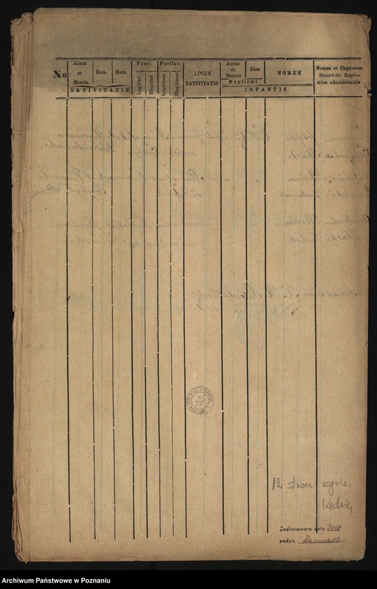 image.from.unit.number "Duplicatus ex libris baptisatorum"