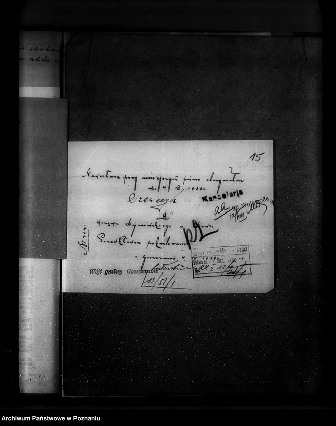 Obraz 19 z jednostki "Gmina Goszczanów powiat turecki /nadzór nad gospodarką leśną/"