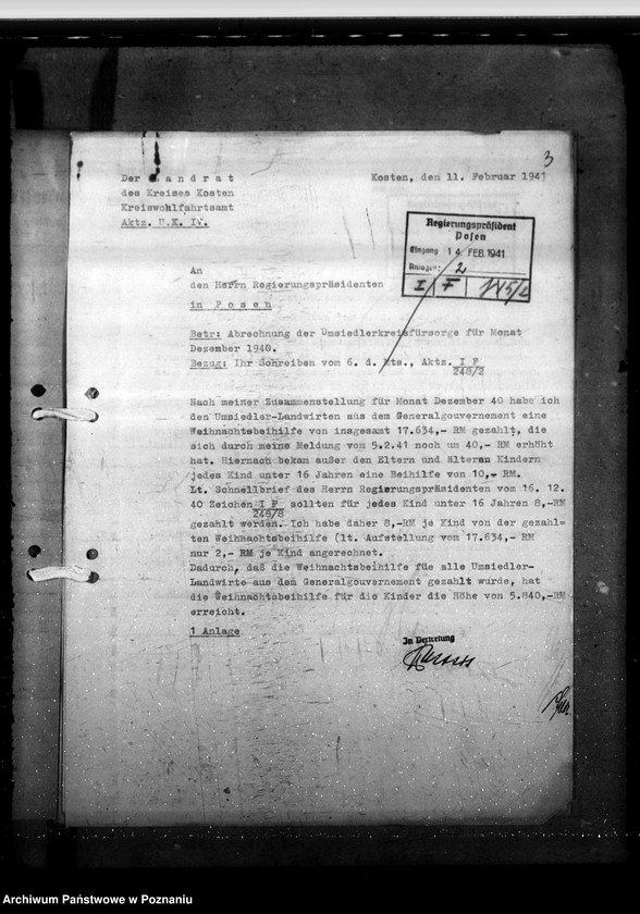 Obraz 8 z jednostki "Umsiedlerkreisfürsorge - Monat Dezember"