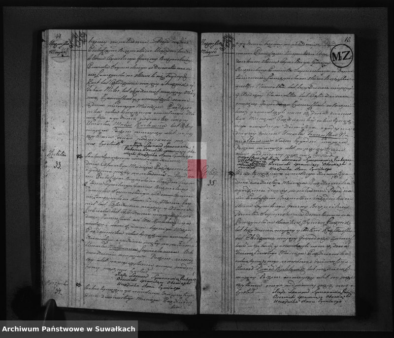 image.from.unit.number "Akta Zeszłych w Gminiej Berznickiey od 10 Maja 1809 R-u"