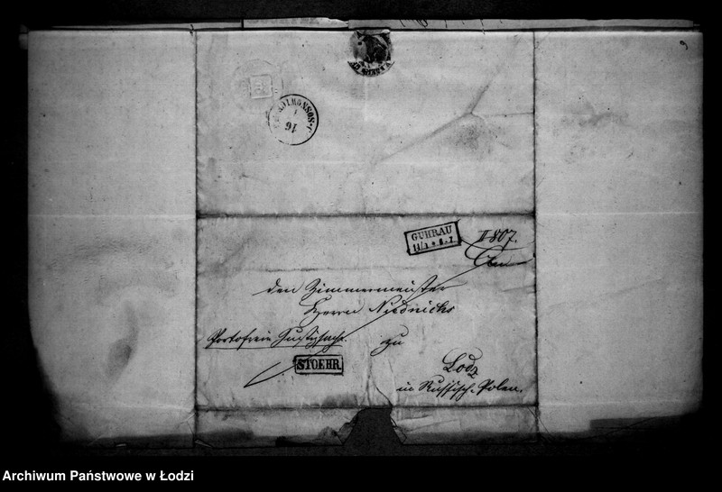 Obraz 13 z jednostki "Akta tyczące się spisu pozostałości po zmarłym Janie Gotlibie Schultz czeladniku Ciesielskim z Prus do miasta Łodzi przybyłym, u Jakuba Rudnik cieśli na robocie zostającym"
