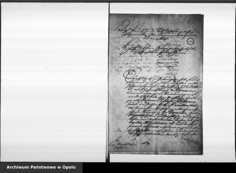 Obraz 5 z jednostki "Acta des Magistrats zu Oppeln betreffend die Inserenda in die Zeitungen und Intelligenz Blätter auch Provinzial Blätter"