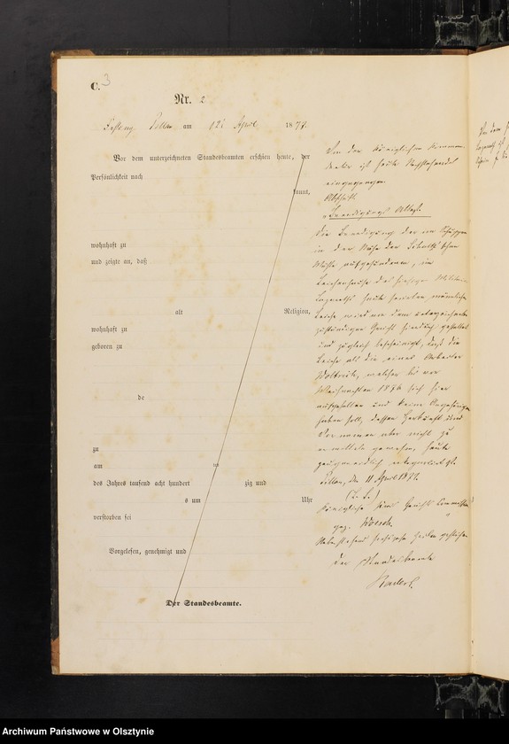 image.from.unit.number "Sterbe-Haupt-Register Nr 1 - 8"