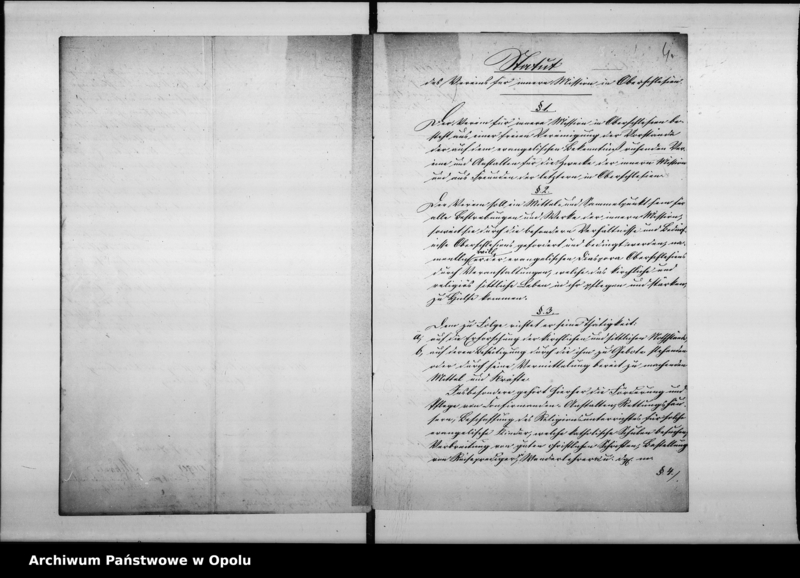 Obraz 7 z jednostki "Acta des Magistrats zu Oppeln betreffend den Verein für innern Mission in Oberschlesien"