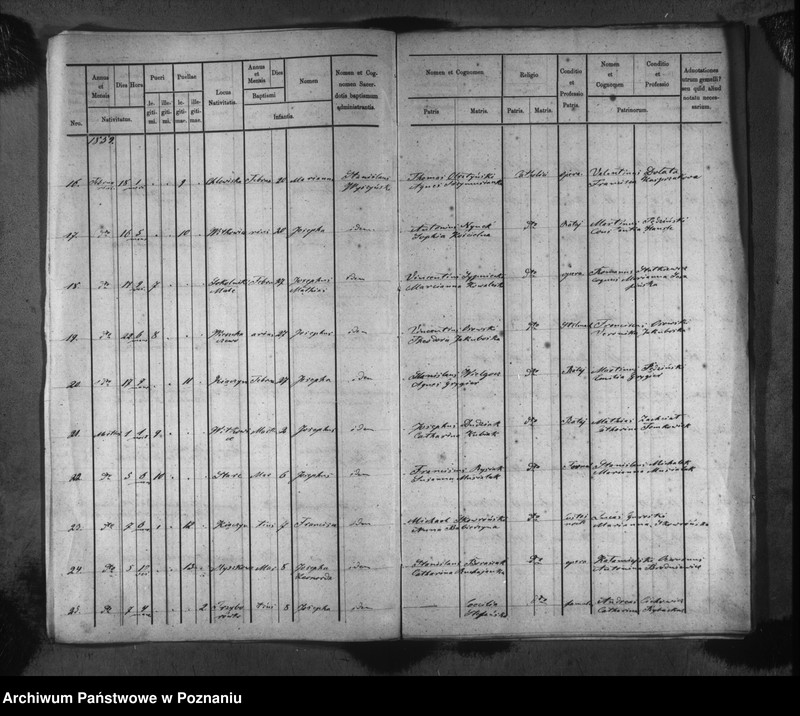 Obraz 6 z jednostki "Liber baptisatorum"