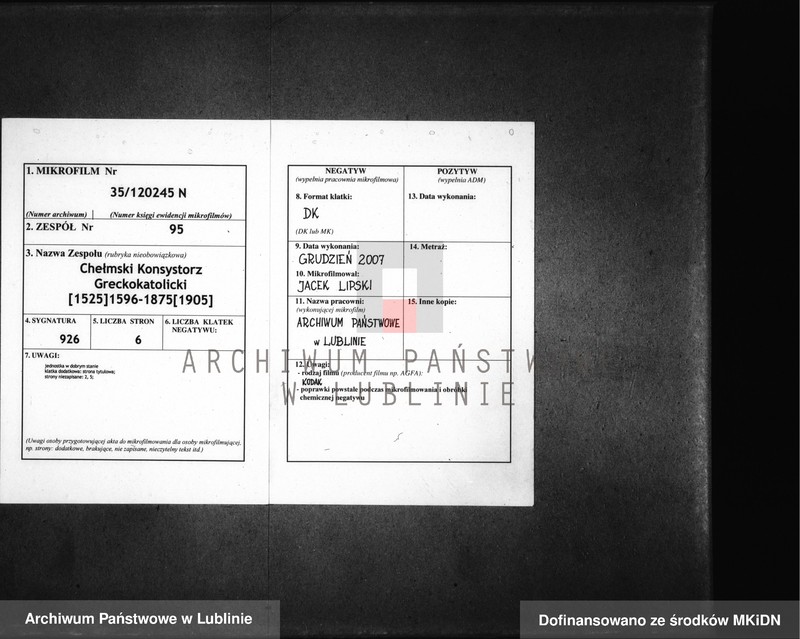 image.from.unit.number "Akta osobiste. Malczyński Jan [kooperator i proboszcz parafii Hrubieszów]"