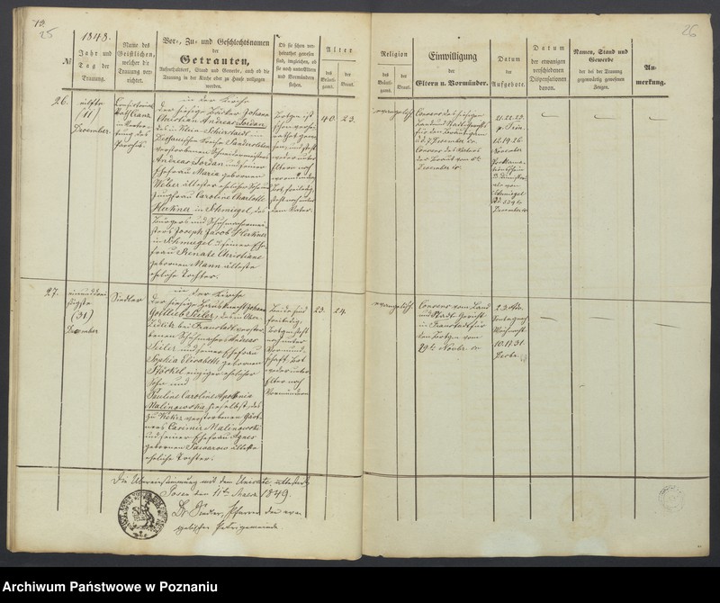 Obraz 16 z jednostki "Duplikat des Trauregisters"