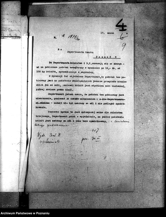 Obraz 13 z jednostki "Sprawy szczegółowo-administracyjne Sztuczne nawozy potasowe"