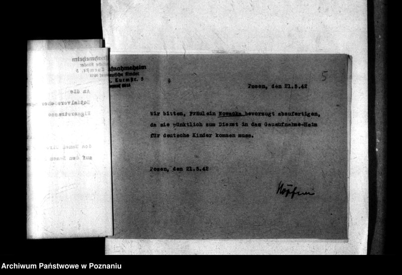 Obraz 9 z jednostki "Polin Marie Nowacka und Socialversicherung [Akta personalne krawcowej Marii Nowackiej. Listy płac personelu polskiego za lipiec 1944 r.]."