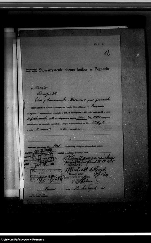 Obraz 16 z jednostki "Młyn parowy M. Smorawińskiej Baranowo powiat poznański nr woj. kotła 328 później własność J. Tomkowiak, Fabianowo powiat poznański"