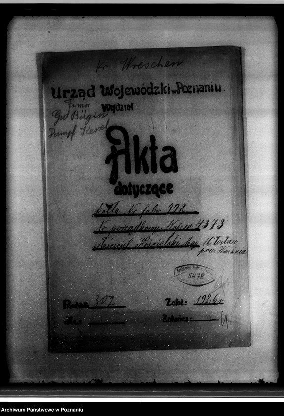 Obraz 4 z jednostki "Majątek Bugaj powiat wrzesiński własność Kościelski nr woj. kotła 4373"