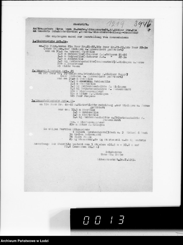 Obraz 11 z jednostki "F-ma E.Zerbe, L