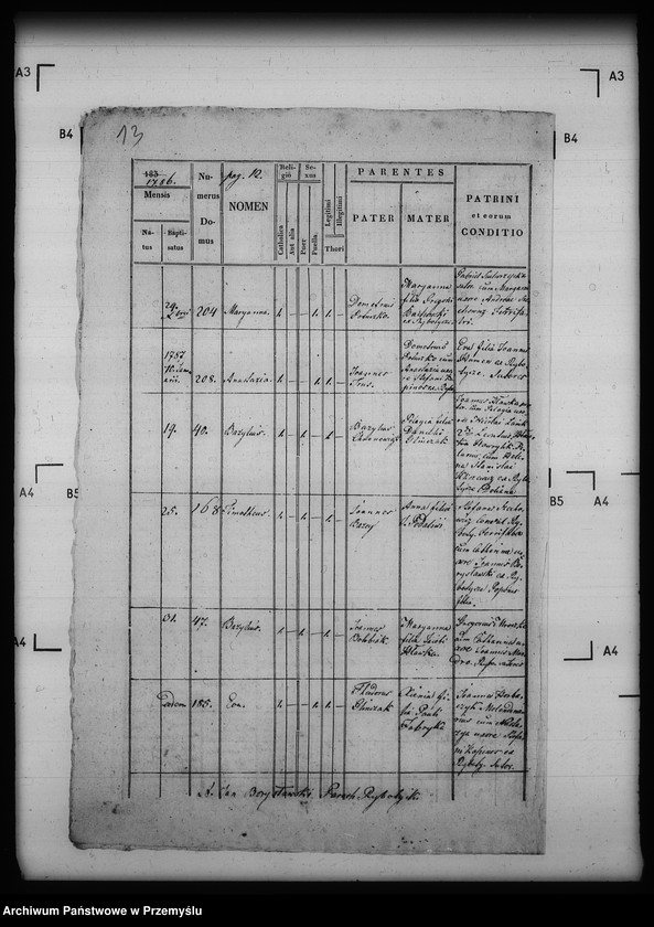 image.from.unit.number "[Kopie ksiąg metrykalnych parafii Rybotycze z filią Kopysno (dekanat Dobromil)]"