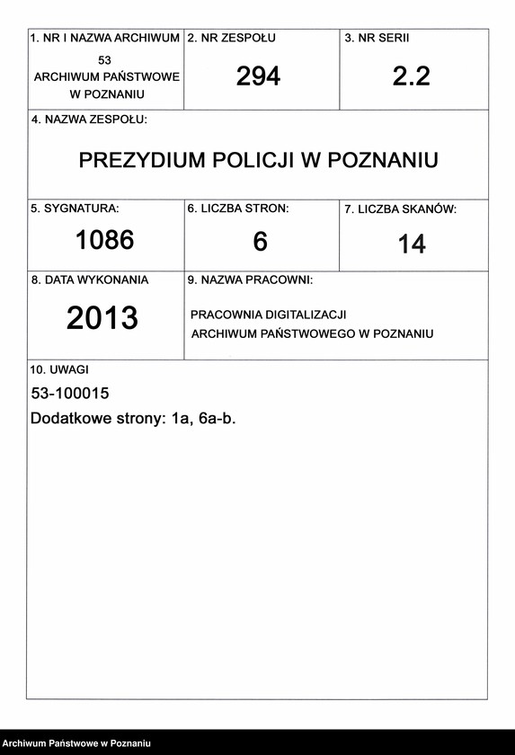 Obraz 1 z jednostki "A. betr. Max und Wladislaus Rychłowski"