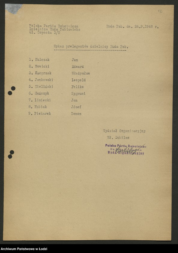 Obraz 15 z jednostki "Koło prelegentów i lektorów przy KŁ; [sprawozdania z działalności, wykazy]"