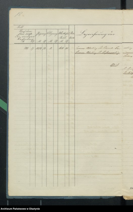 image.from.unit.number "Sourquittensche Kirchen Kassen Rechnung aller Einnahme und Ausgabe"
