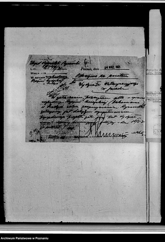 Obraz 10 z jednostki "Zatwierdzenie projektu przebudowy i rozbudowy Rzeźni Miejskiej w Środzie nr 478 własność Magistratu miasta Środy"