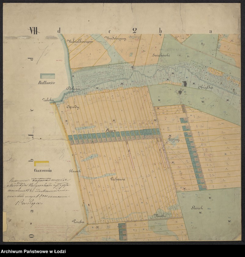 Obraz 6 z jednostki "Plan urządzenia majoratu Wolbórz"