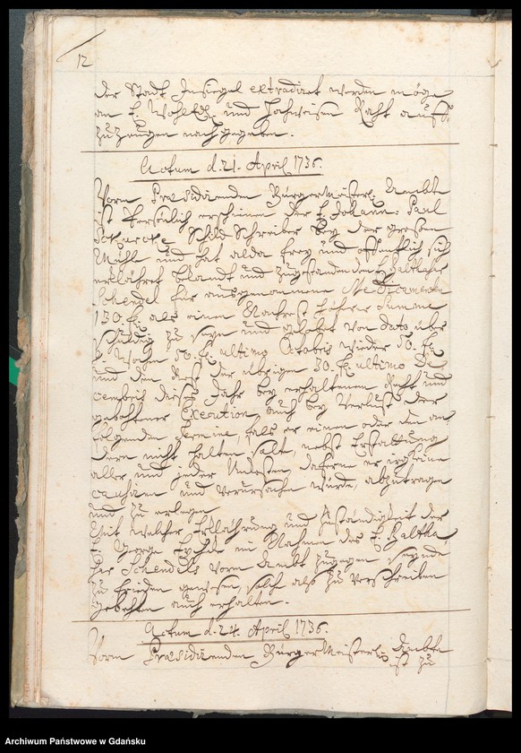 image.from.unit.number "Acta coram Officio […] Johannis Wahl Praeconsulis ac Praesidis [24.III.1736-20.III.1737] Acta Johannis Wahl ac Fisci Administratoris [24.III.1736-18.III.1737] /2 indeksy/"