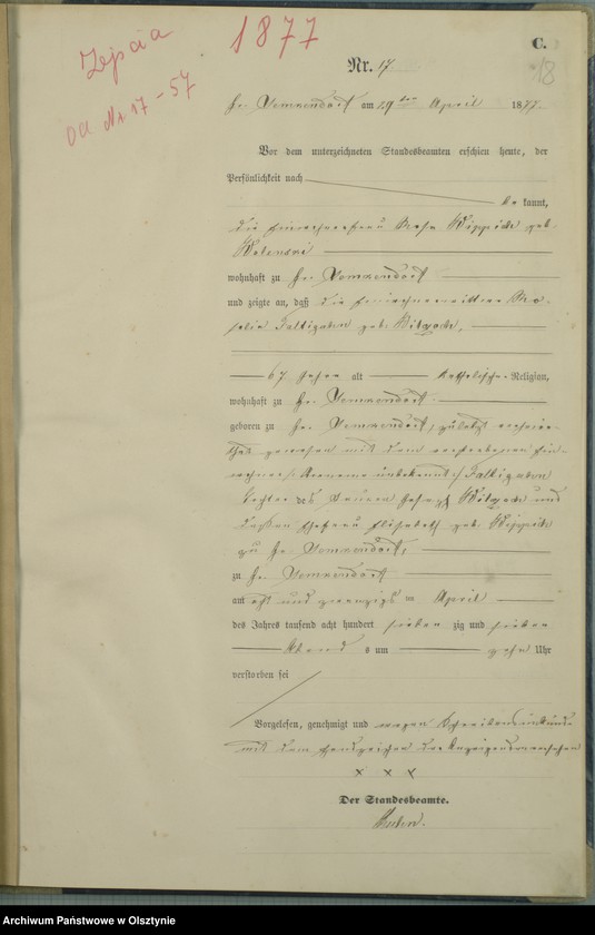 image.from.unit.number "Sterbe-Haupt-Register Nr 1 - 57"