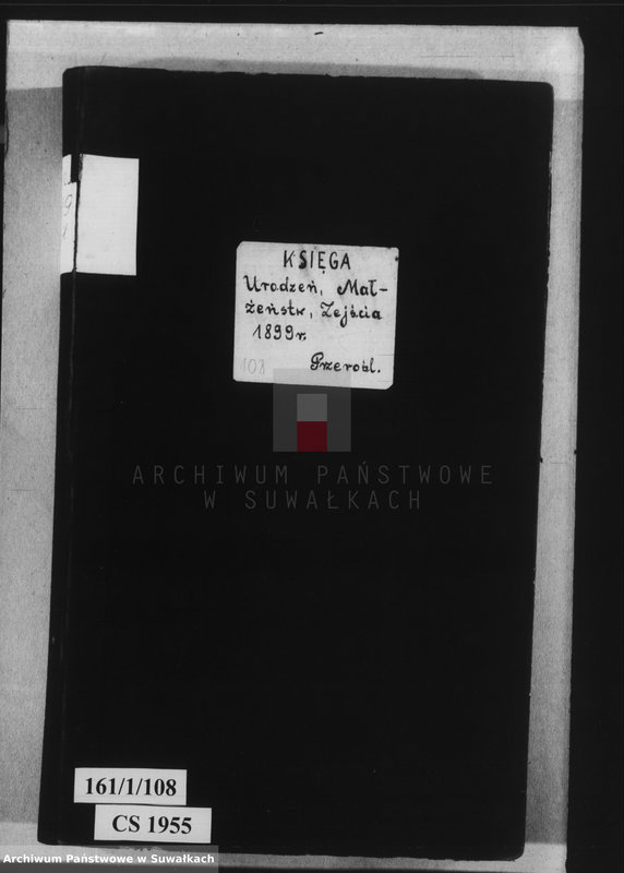 image.from.unit.number "Księga urodzeń, małżeństw, zejścia 1899 r. Przerośl"