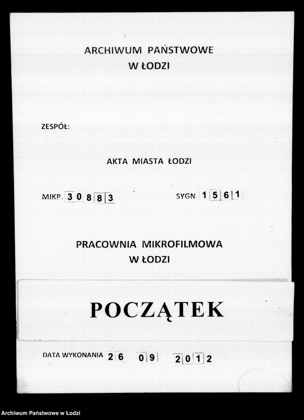 Obraz 1 z jednostki "Akta tyczące się bożnicy i koszerni starozakonnych 1819"