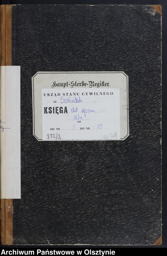 image.from.unit.number "Haupt-Sterbe-Register Nr 1 - 10"