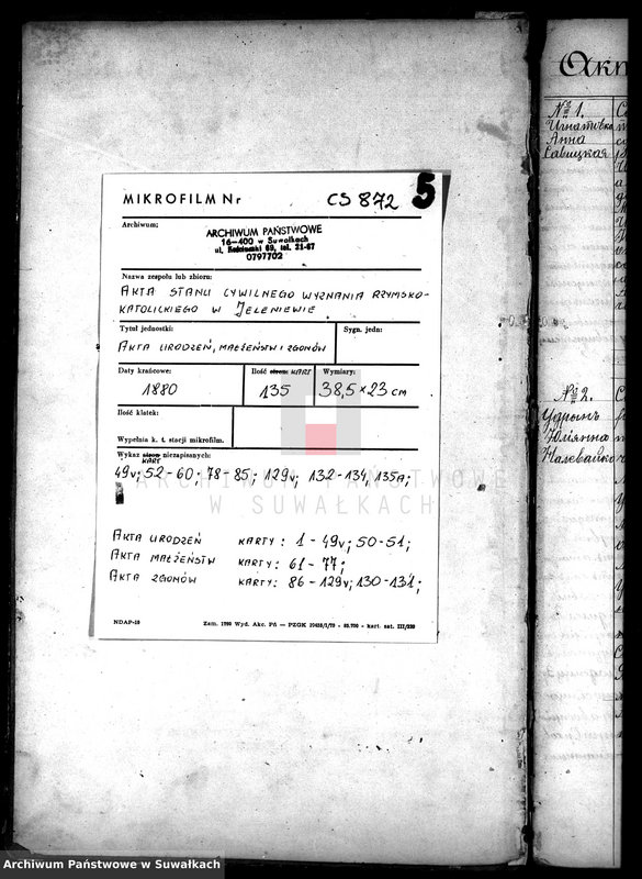 image.from.unit.number "[Duplikat R.K. Parafji Jeleniewo 1880 r. ]"