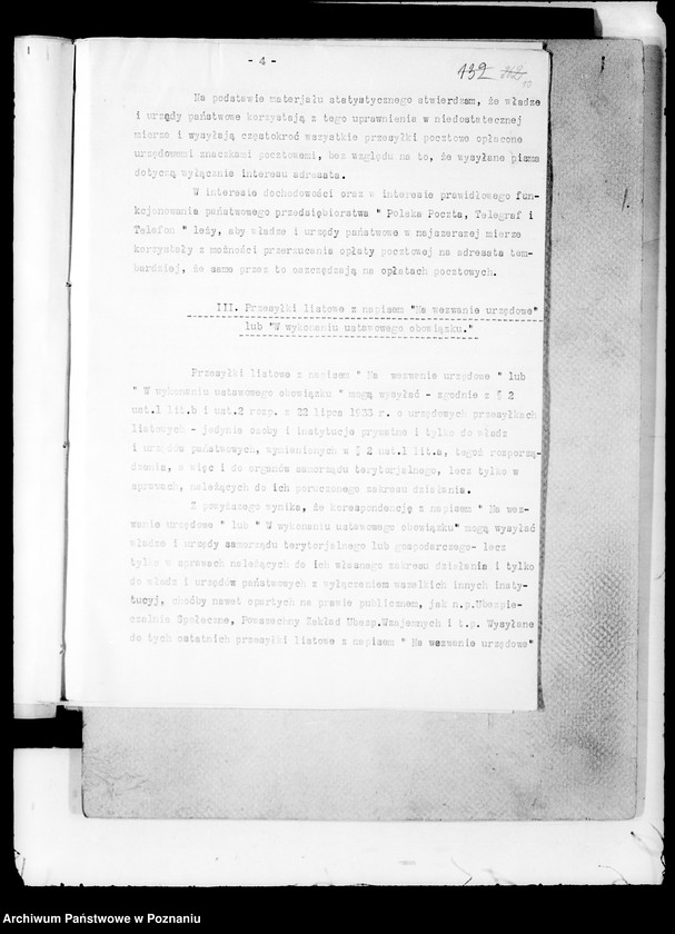 Obraz 14 z jednostki "Zebranie periodyczne naczelników władz i urzędów II instancji m.in.. Referat"