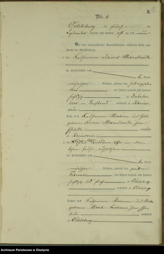 image.from.unit.number "Heiraths-Haupt-Register Nr 1 - 14"