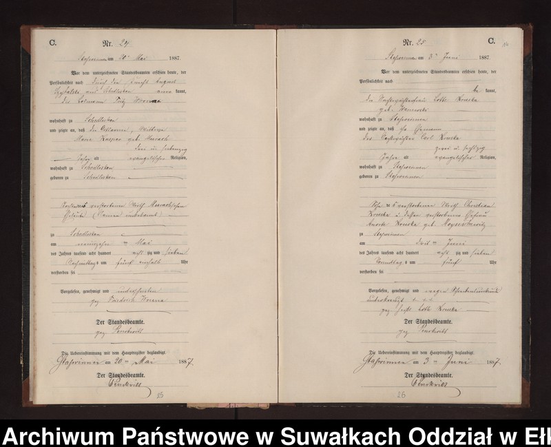 image.from.unit.number "Sterbe-Neben-Register des Preussischen Standes-Amtes Stasswinnen Kreis Loetzen"