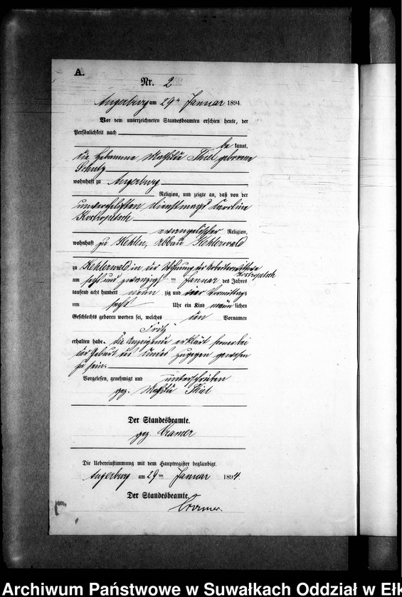 image.from.unit.number "Geburts-Neben-Register des Preussischen Standes-Amtes Kehlen Kreis Angerburg"